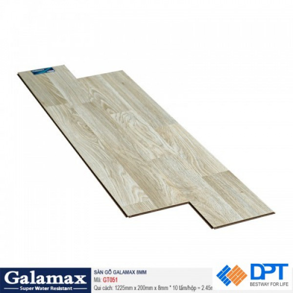 Sàn gỗ công nghiệp Galamax GT051 8mm
