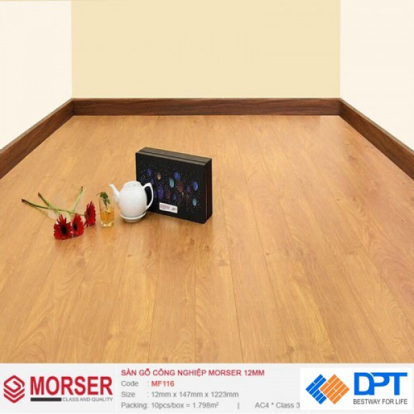 Sàn gỗ công nghiệp Morser MF116 12mm
