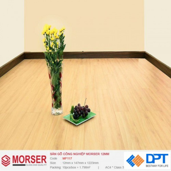 Sàn gỗ công nghiệp Morser MF117 12mm