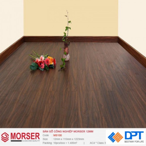 Sàn gỗ công nghiệp Morser MS100 12mm