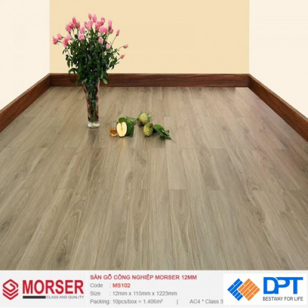 Sàn gỗ công nghiệp Morser MS102 12mm