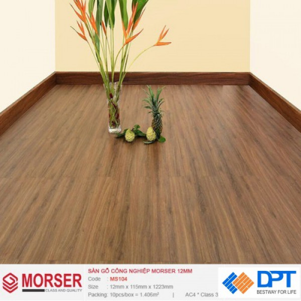 Sàn gỗ công nghiệp Morser MS104 12mm