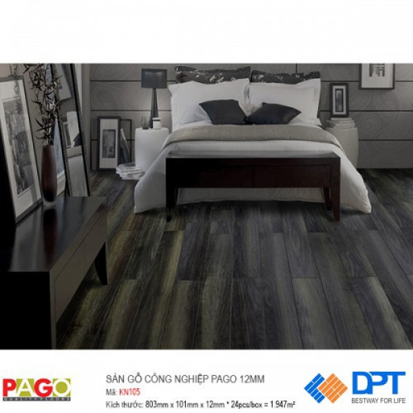 Sàn gỗ công nghiệp Pago KN105 12mm