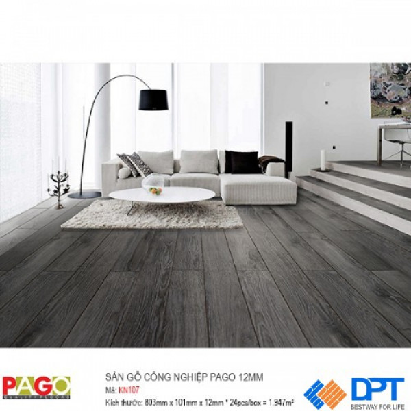 Sàn gỗ công nghiệp Pago KN107 12mm