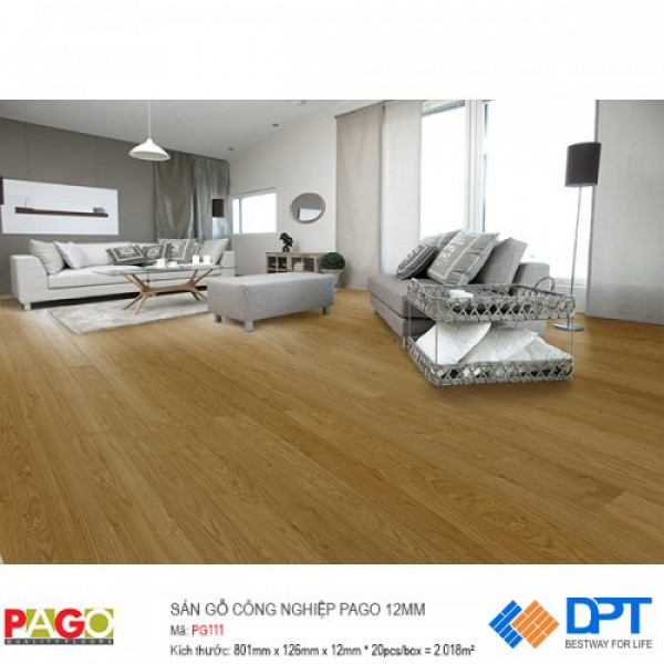 Sàn gỗ công nghiệp Pago PG111 12mm