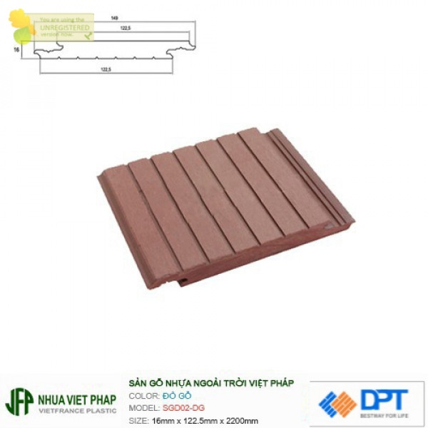 Sàn gỗ đặc việt pháp SGD02-DG 16x122mm