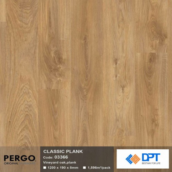 Sàn gỗ Pergo Classic Blank 03366 8mm