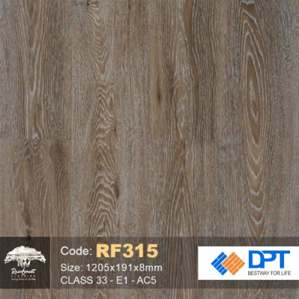 Sàn gỗ Rainforest RF315 AC5 8mm