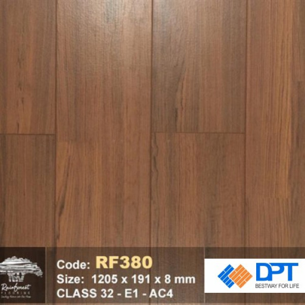 Sàn gỗ Rainforest RF380 AC4 8mm
