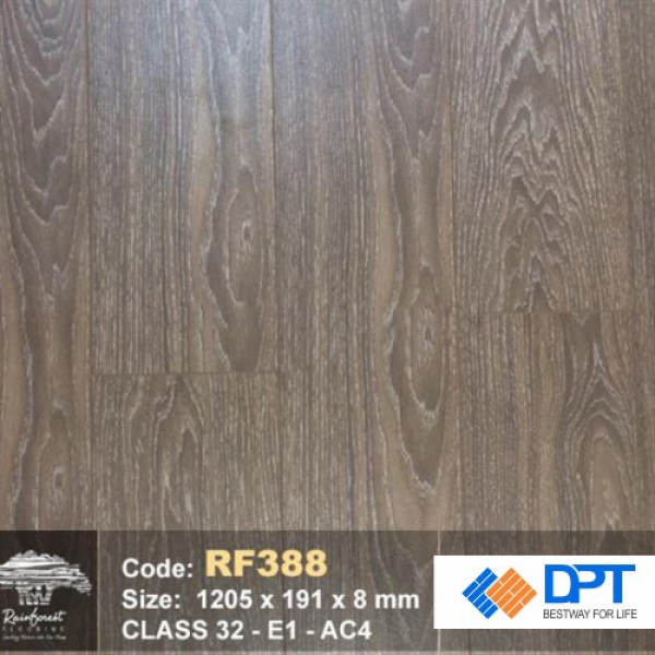 Sàn gỗ Rainforest RF388 AC4 8mm