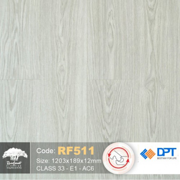 Sàn gỗ Rainforest RF511 AC6 12mm