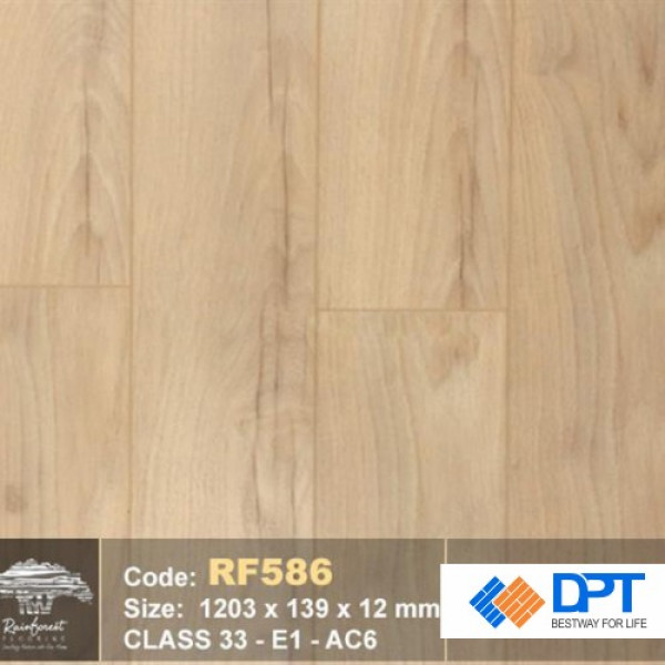 Sàn gỗ Rainforest RF586 AC6 12mm