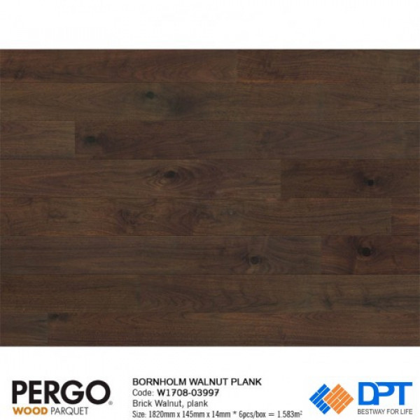 Sàn gỗ tự nhiên Pergo Wood parquet 03997 14mm