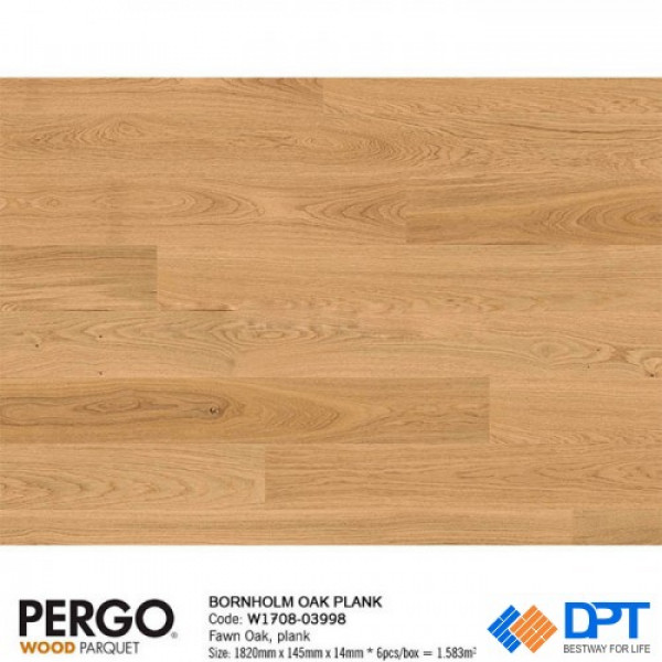 Sàn gỗ tự nhiên Pergo Wood parquet 03998 14mm