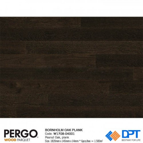 Sàn gỗ tự nhiên Pergo Wood parquet 04001 14mm