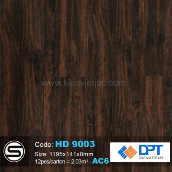 Sàn nhựa hèm khoá SmartWood HD9003 8mm